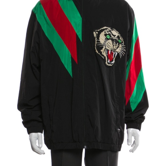 Gucci Panther Web Nylon Track Jacket - Picture 10 of 11